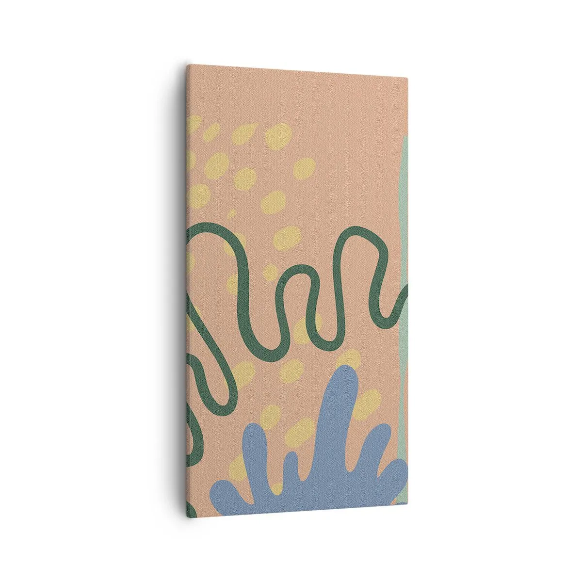 Obraz na plátne - Abstrakcia: rozmanitosť prírody - 55x100 cm