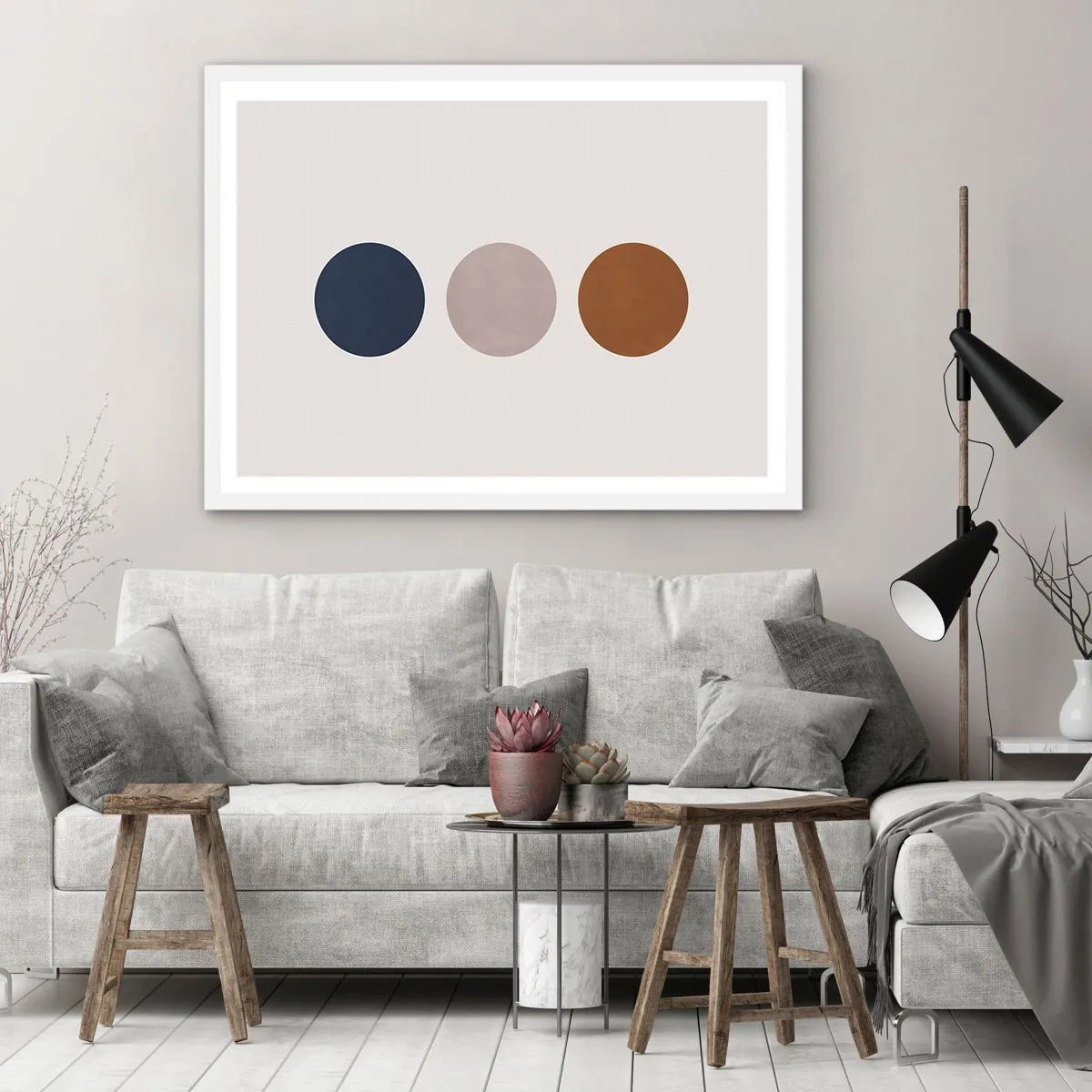 Plagát v bielom ráme - Symbol dokonalosti - 91x61 cm