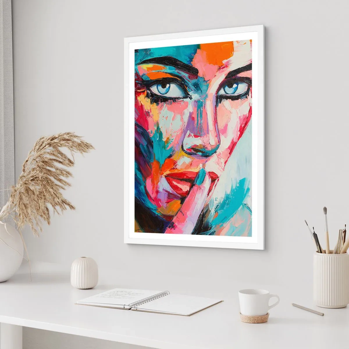 Plagát v bielom ráme - Naše prvé tajomstvo - 61x91 cm