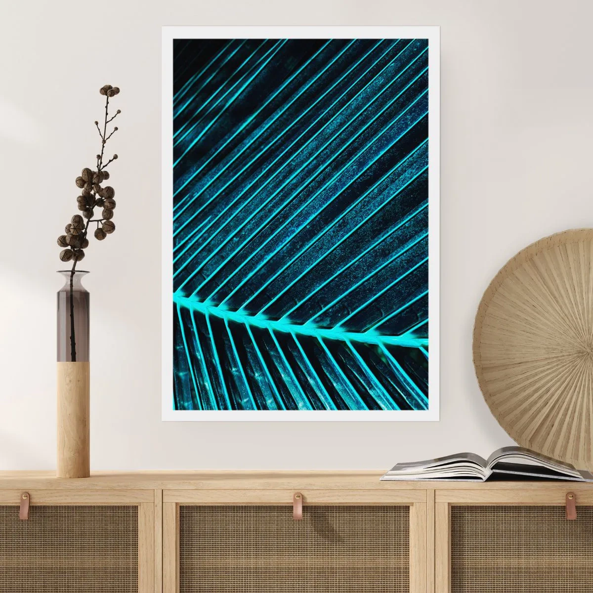 Plagát - Textúra zelene - 30x40 cm