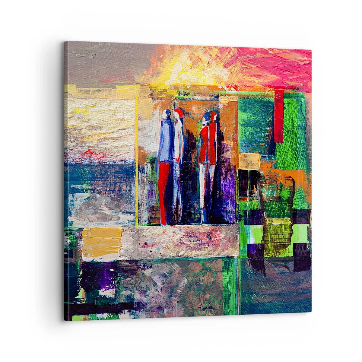 Obraz na plátne - Vzťahy a emócie - 60x60 cm