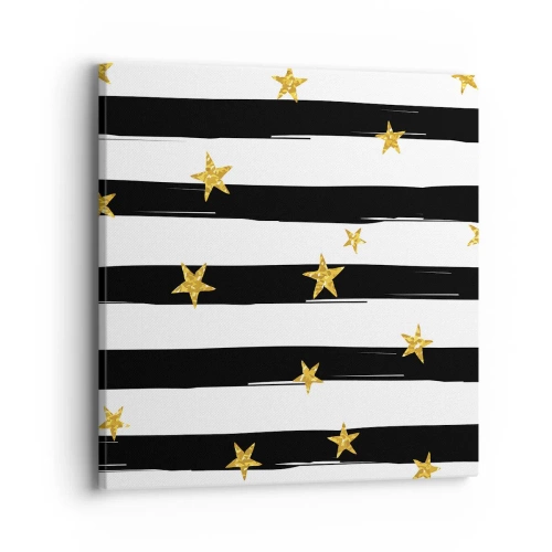 Obraz na plátne - Všetci sme sa narodili pod šťastnou hviezdou - 40x40 cm