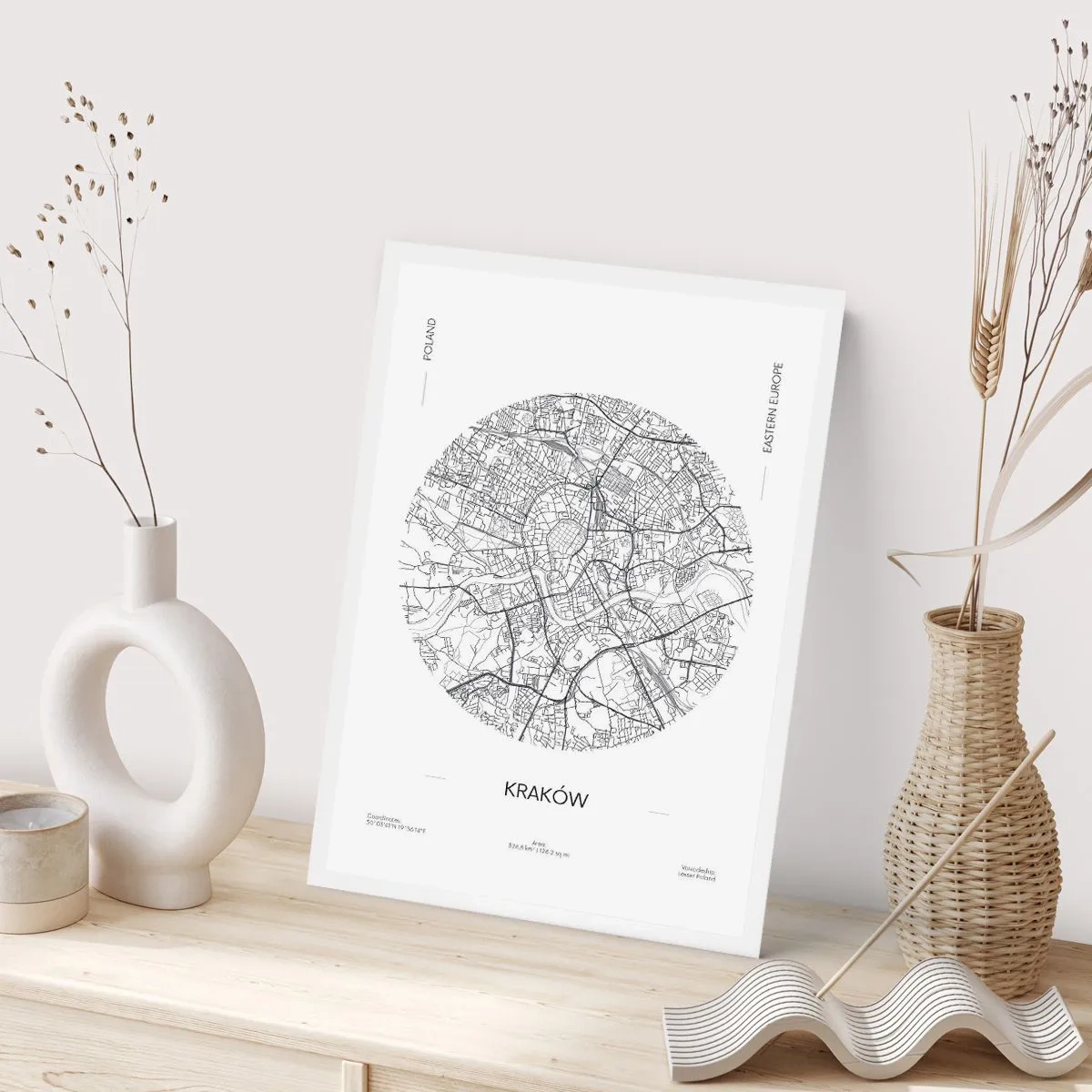 Plagát - Anatómia Krakova - 61x91 cm