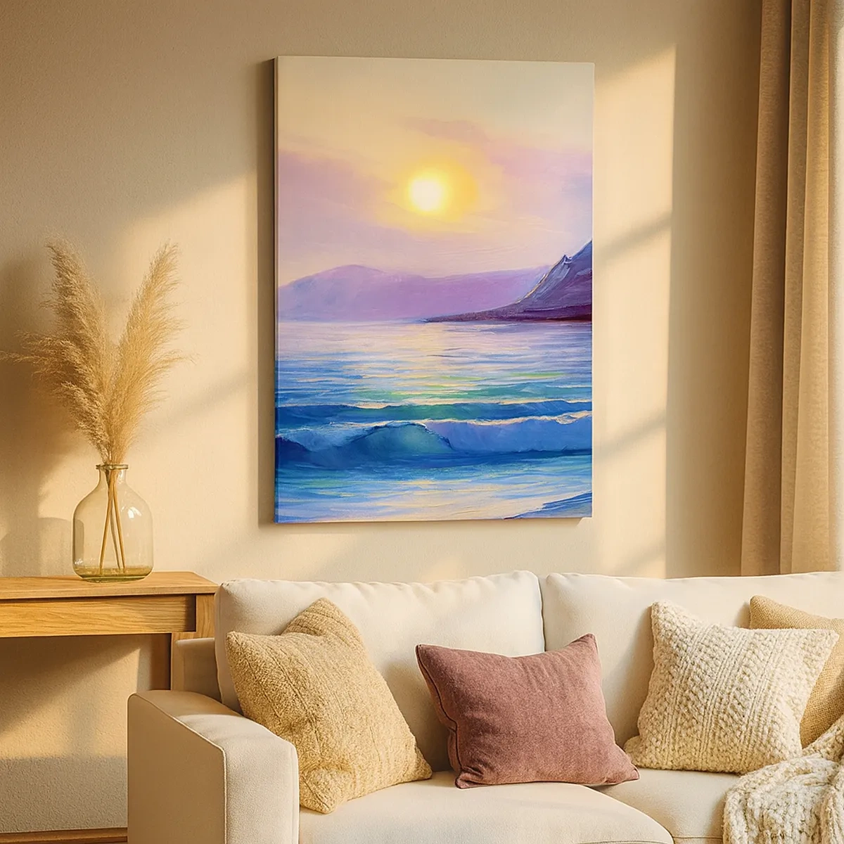 Obraz na plátne - Krištáľ vody a vzduchu - 50x70 cm