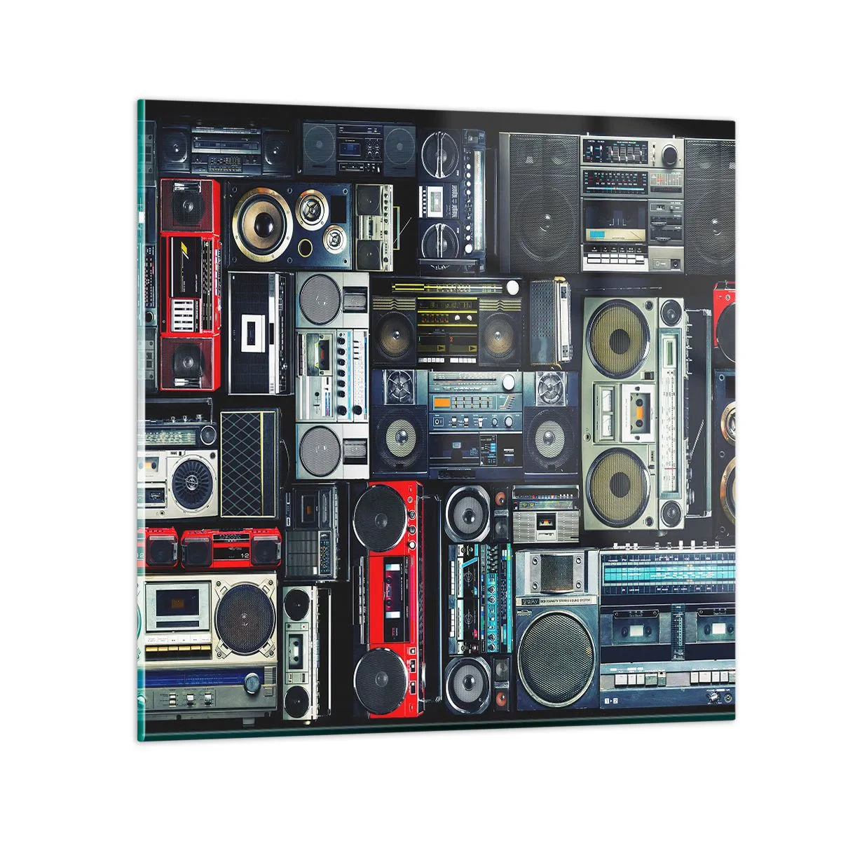 Obraz na skle - Túžba po 80. rokoch - 40x40 cm