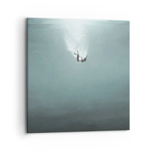 Obraz na plátne - V objatí oceánu - 70x70 cm