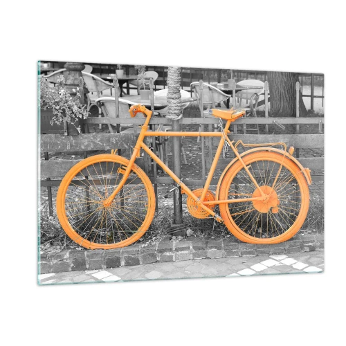 Obraz na skle - Choď, ja tu počkám - 120x80 cm