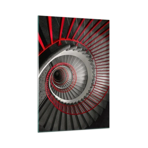 Obraz na skle - Architektonické hry - 70x100 cm