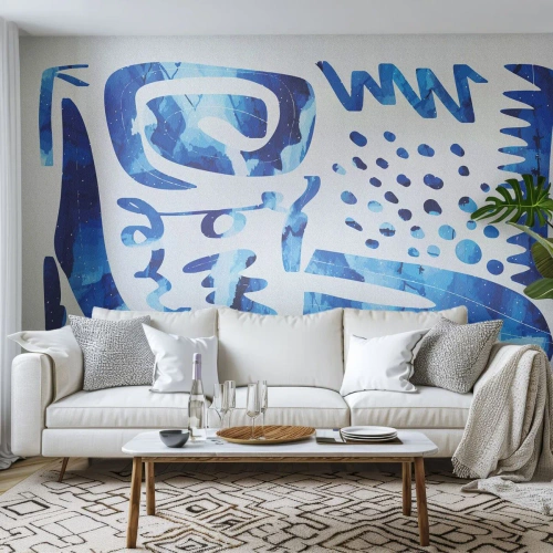 Fototapeta Premium Canvas - Späť ku koreňom - Boho, Abstrakcia, Minimalistický - 250x175 cm