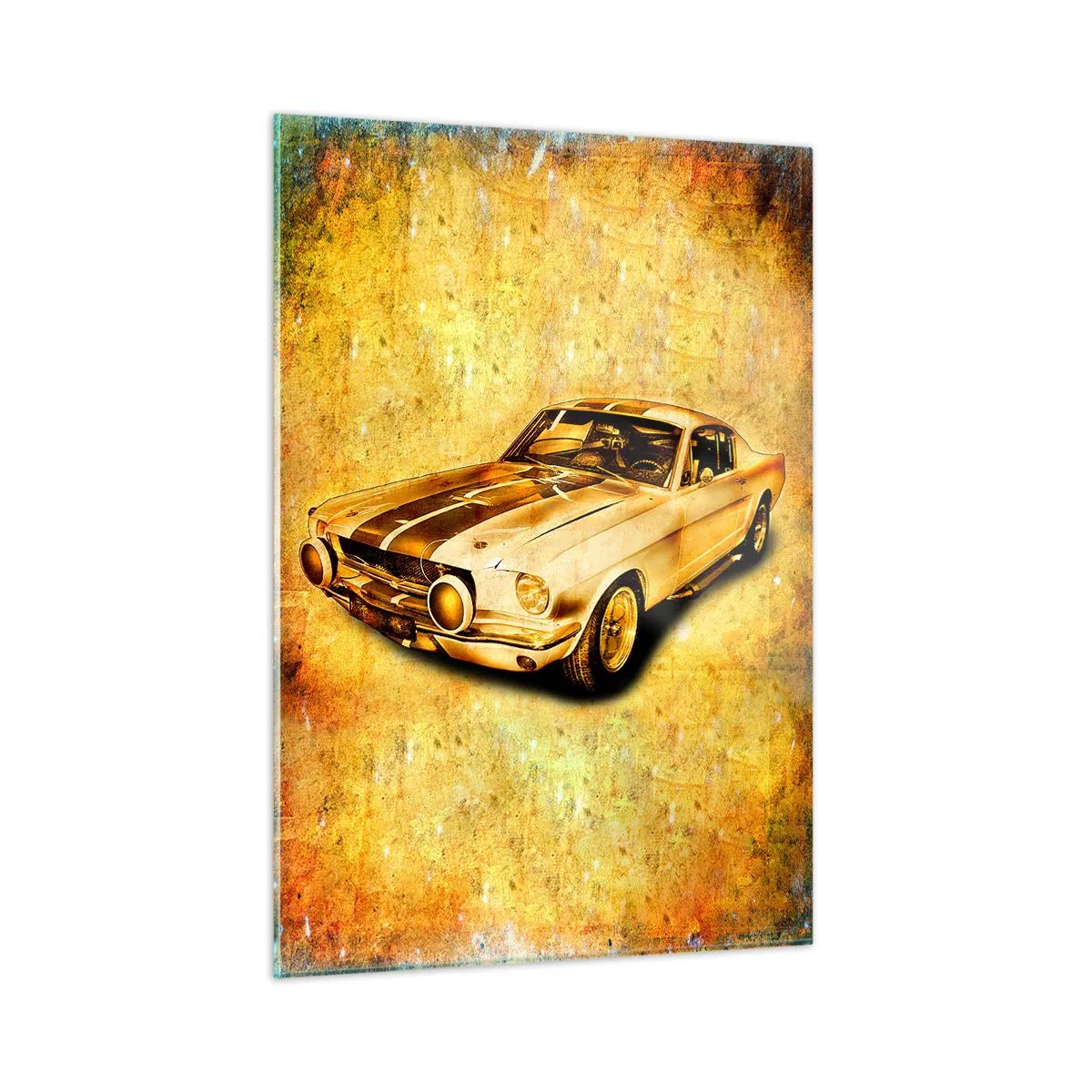 Obraz na skle - Šialené 70. roky - 50x70 cm