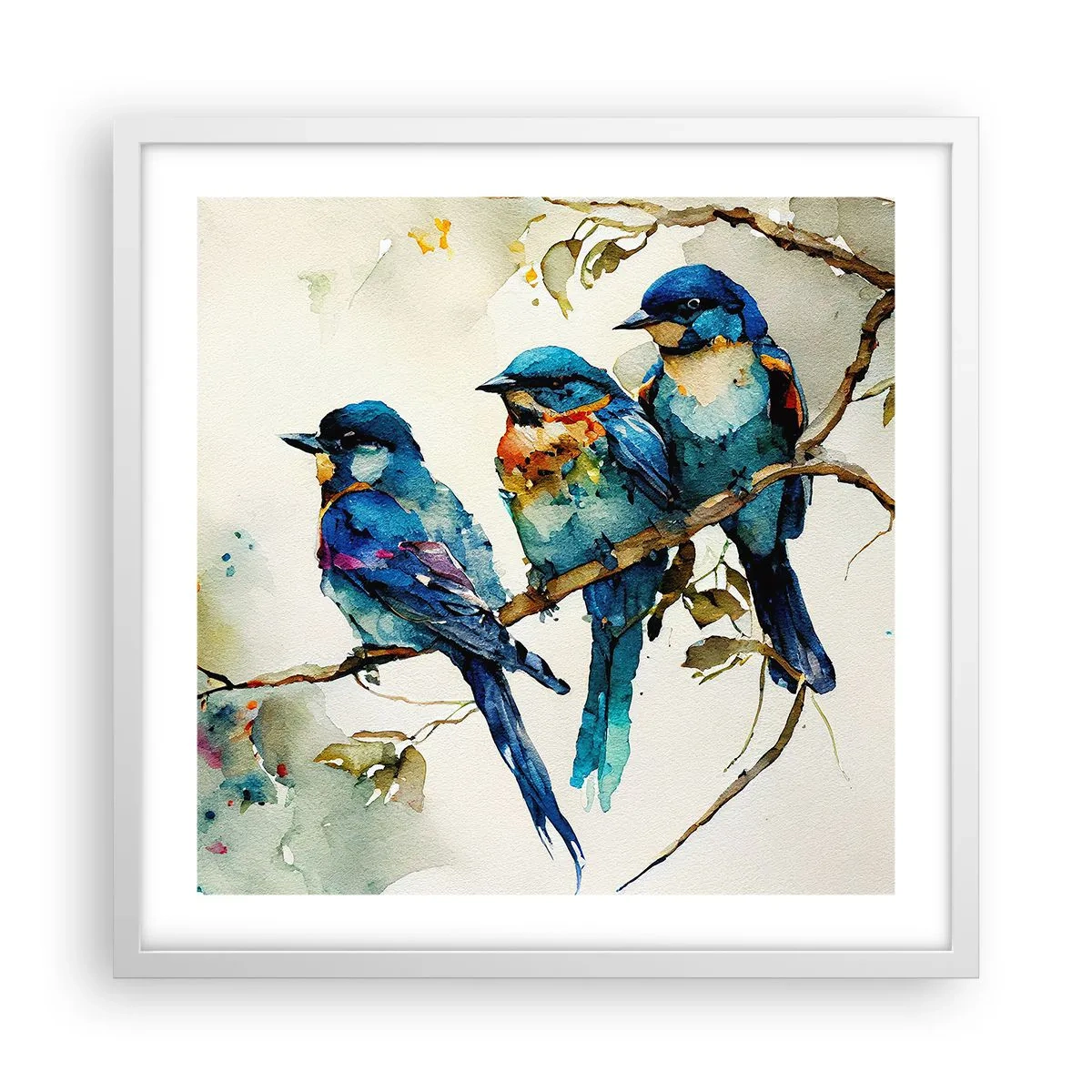 Plagát v bielom ráme - Urazil sa? - 50x50 cm