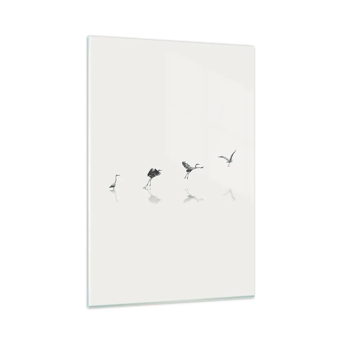 Obraz na skle - Štyri jednoduché kroky - 80x120 cm