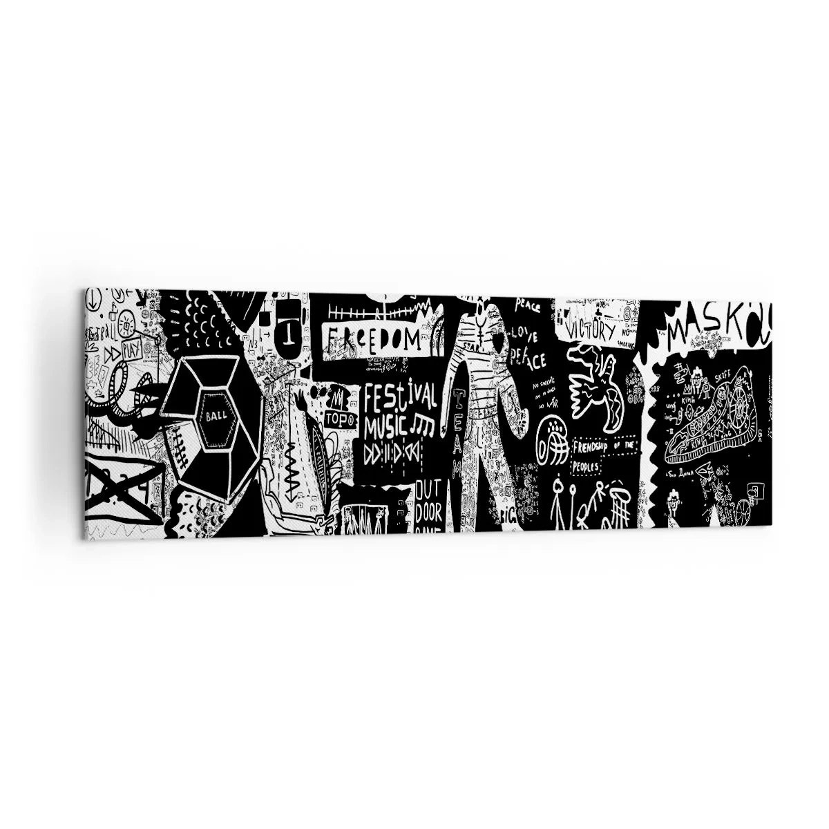 Obraz na plátne - Práva a radosti duševnej mladosti - 160x50 cm