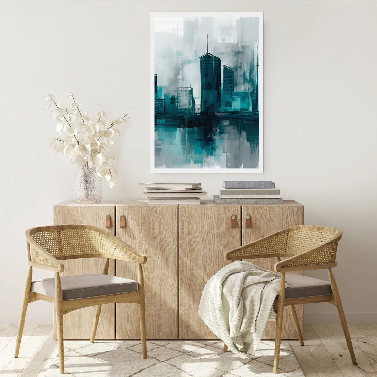 Plagát - Mesto vo farbe dažďa - 40x50 cm