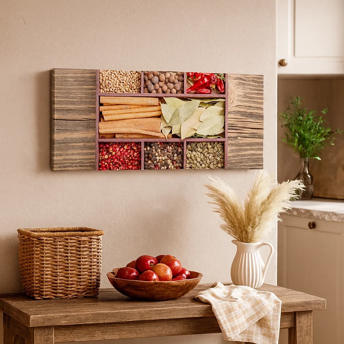 Obraz na plátne - Poriadok tvarov, buket vôní - 30x30 cm