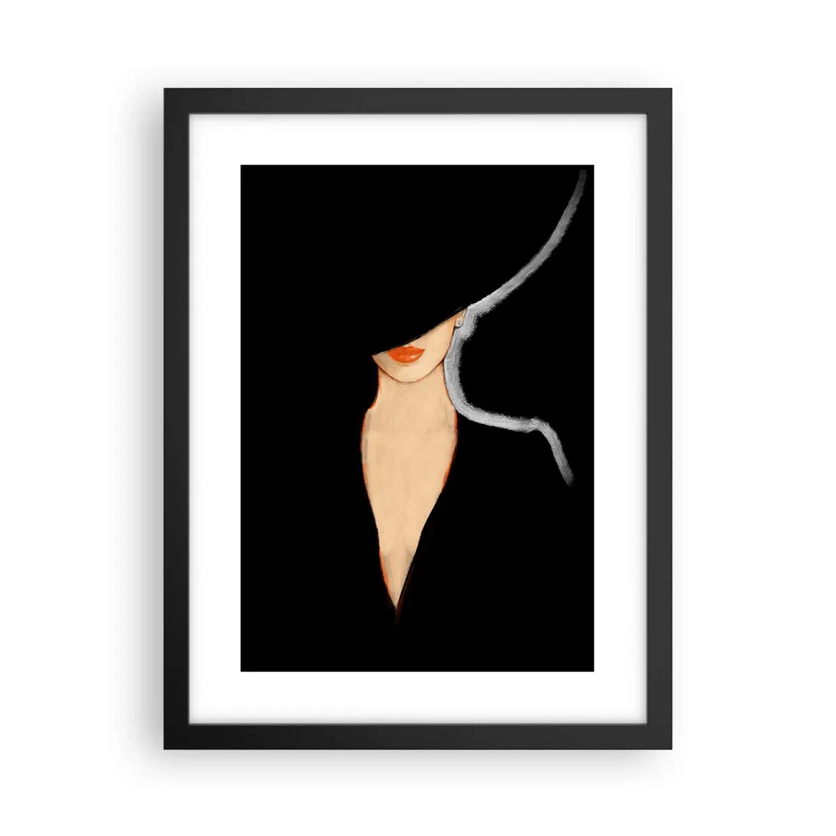 Plagát v čiernom ráme - Elegancia a štýl - 30x40 cm