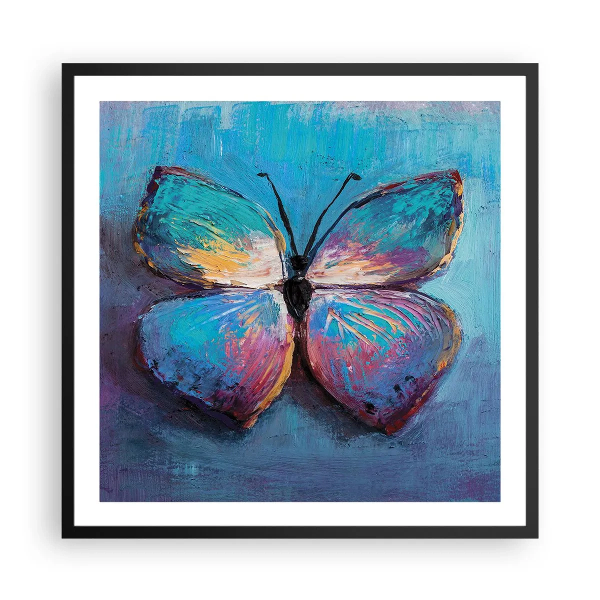 Plagát v čiernom ráme - V celej svojej kráse - 60x60 cm