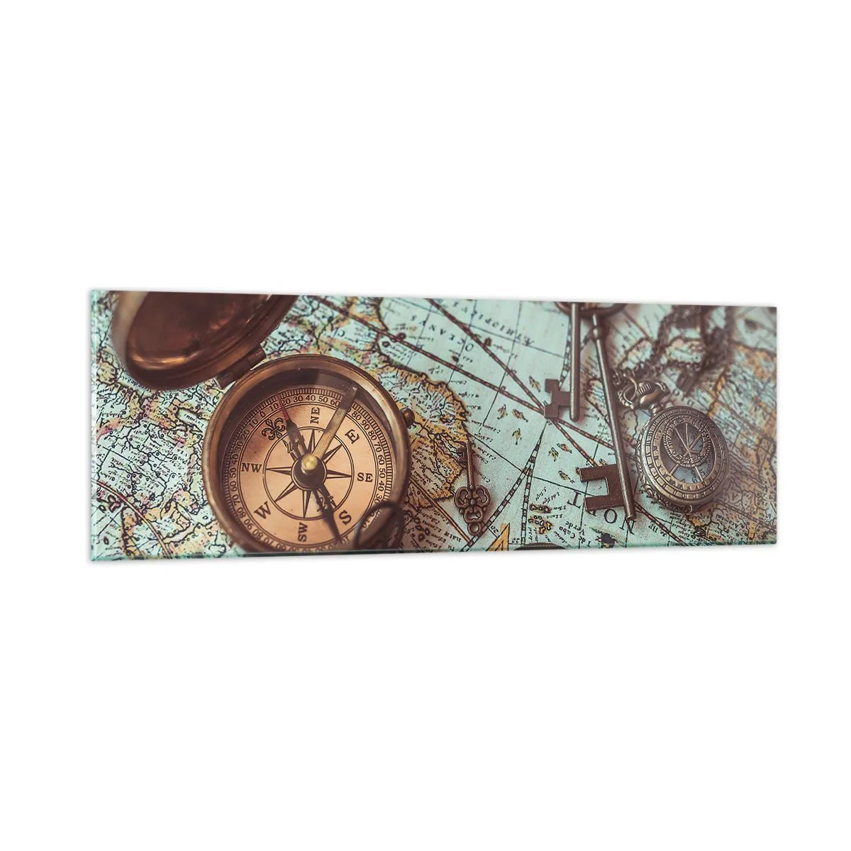 Obraz na skle - Pre dobrodruha - 90x30 cm