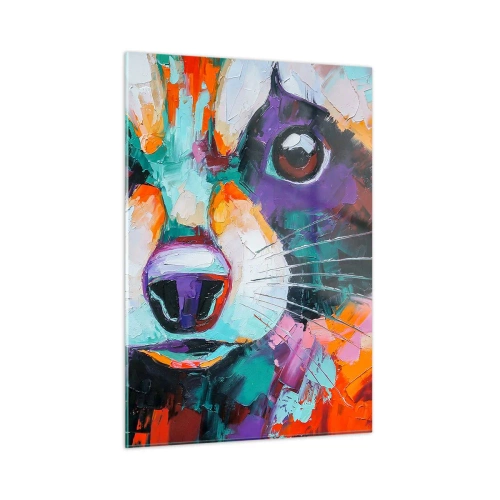 Obraz na skle - Iba dobré emócie - 50x70 cm