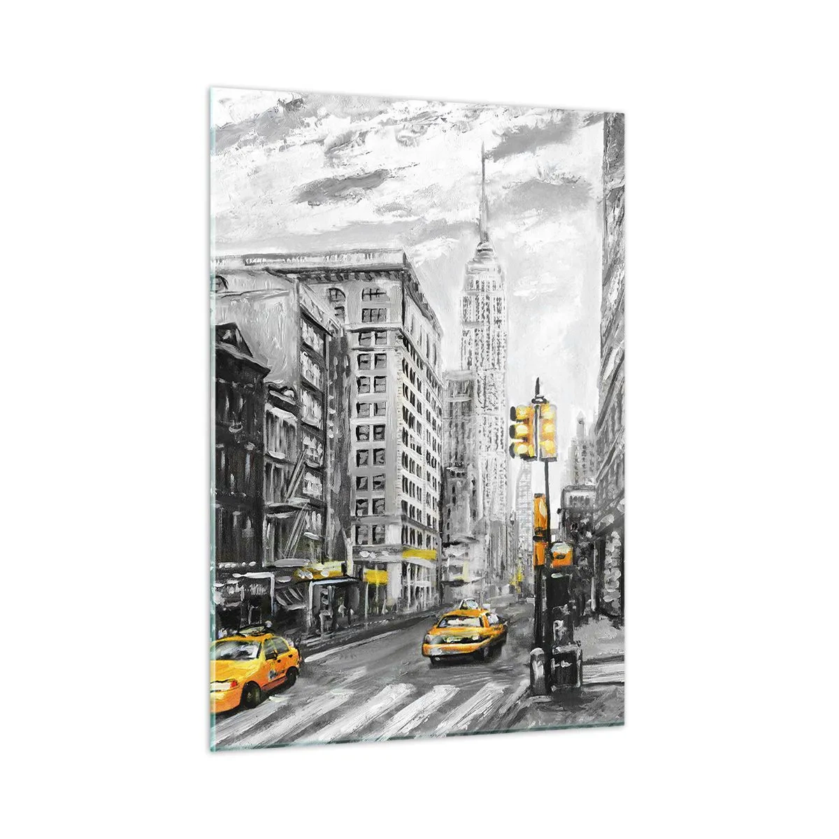 Obraz na skle - Newyorský príbeh - 50x70 cm