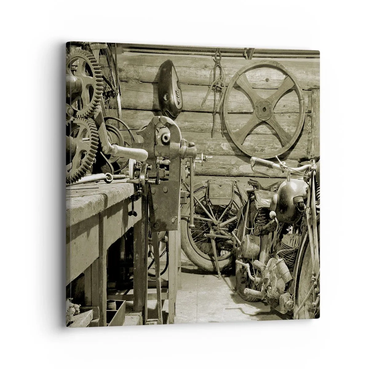 Obraz na plátne - V kôlni strýka Mariána - 40x40 cm