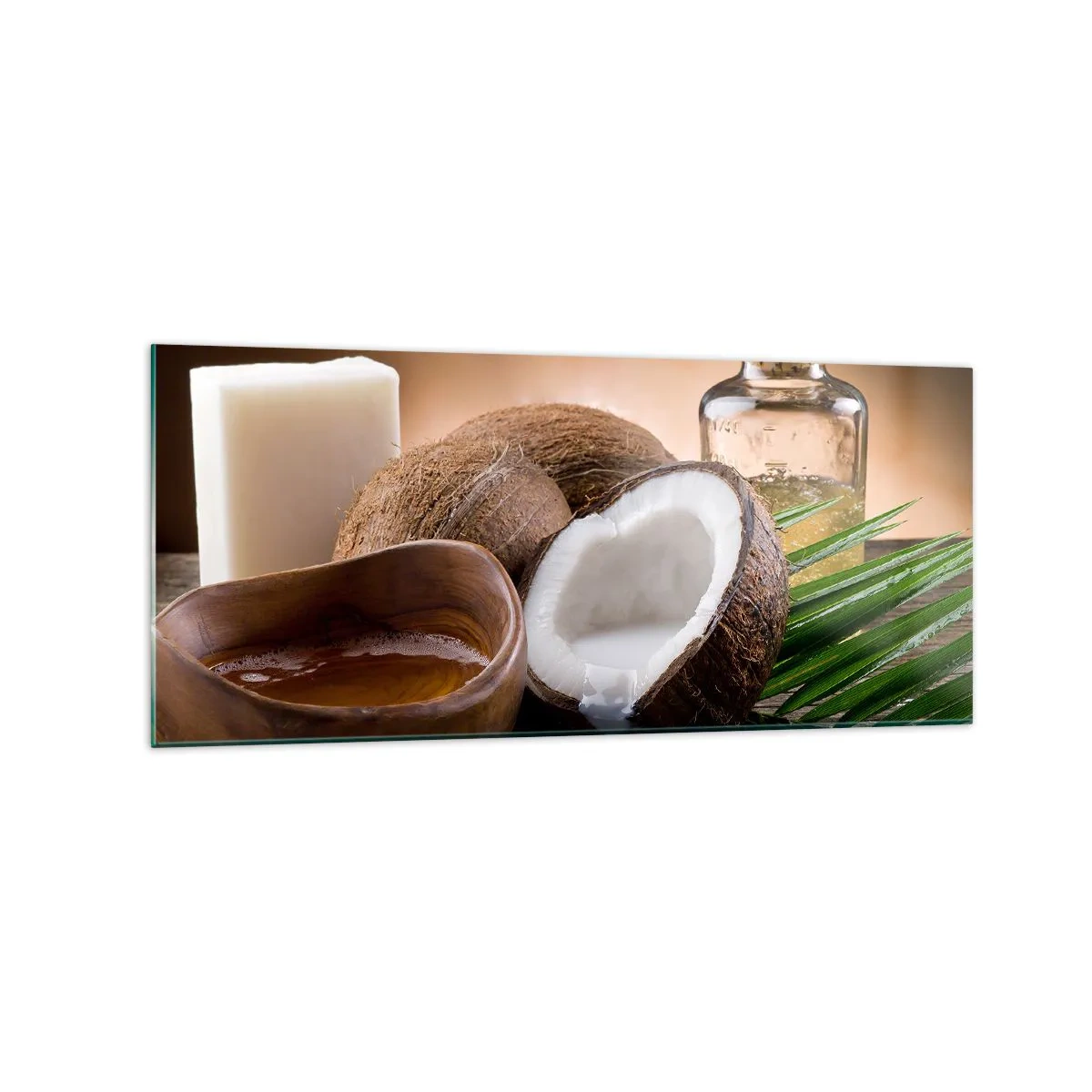 Obraz na skle - Zdravie z tropických ostrovov - 120x50 cm