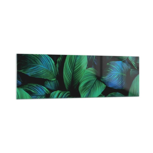 Obraz na skle - V zelenom dave - 160x50 cm