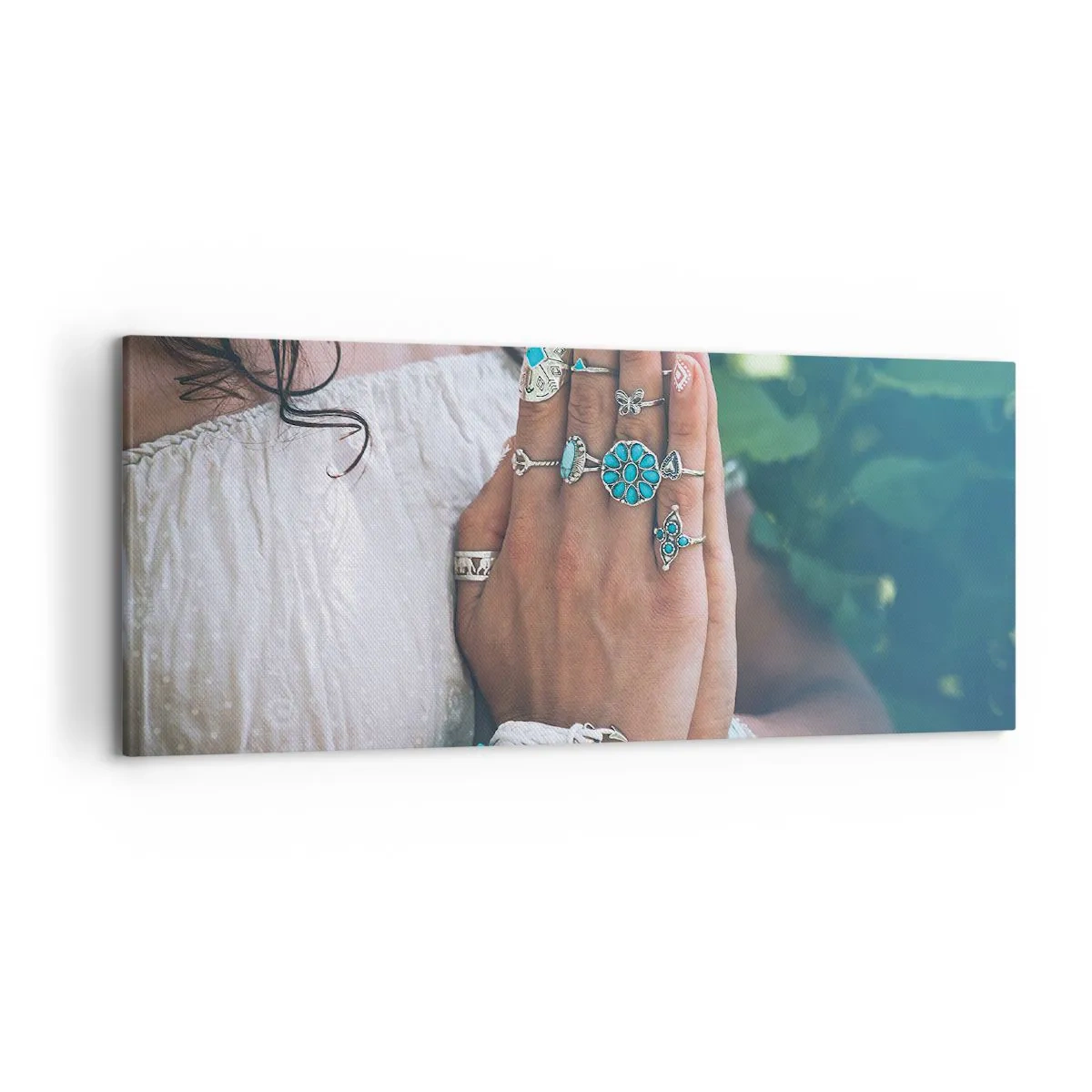 Obraz na plátne - Vitajte v centre bytia - 120x50 cm