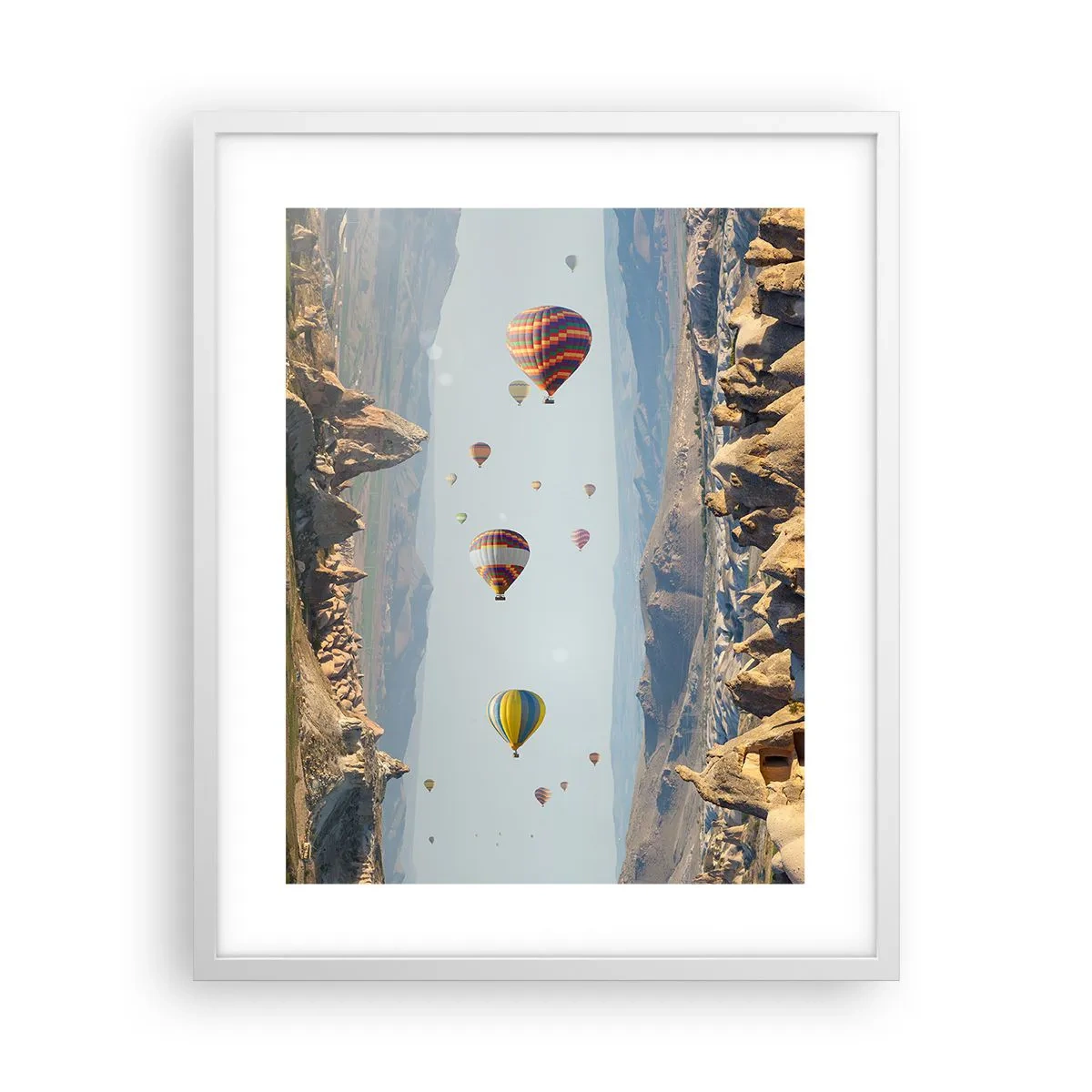 Plagát v bielom ráme - Tu je možné všetko - 40x50 cm