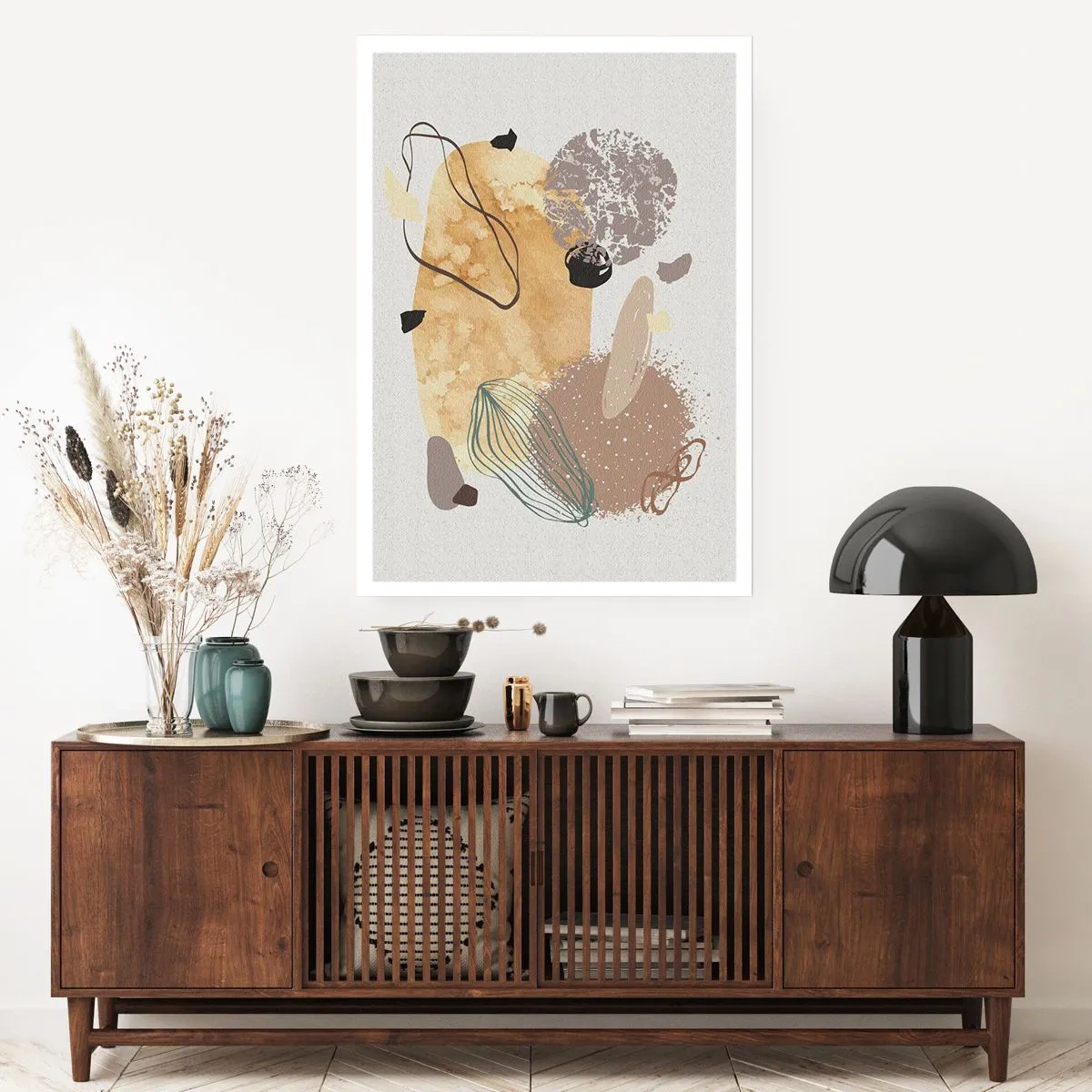 Plagát - Abstraktná slivka - 61x91 cm