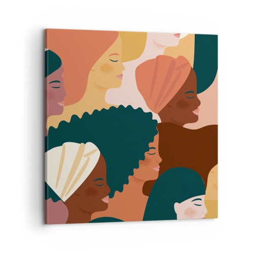 Obraz na plátne - Iba ženskosť - 60x60 cm