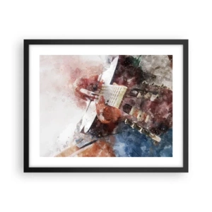 Plagát v čiernom ráme - Čo si o tom myslíš? - 50x40 cm