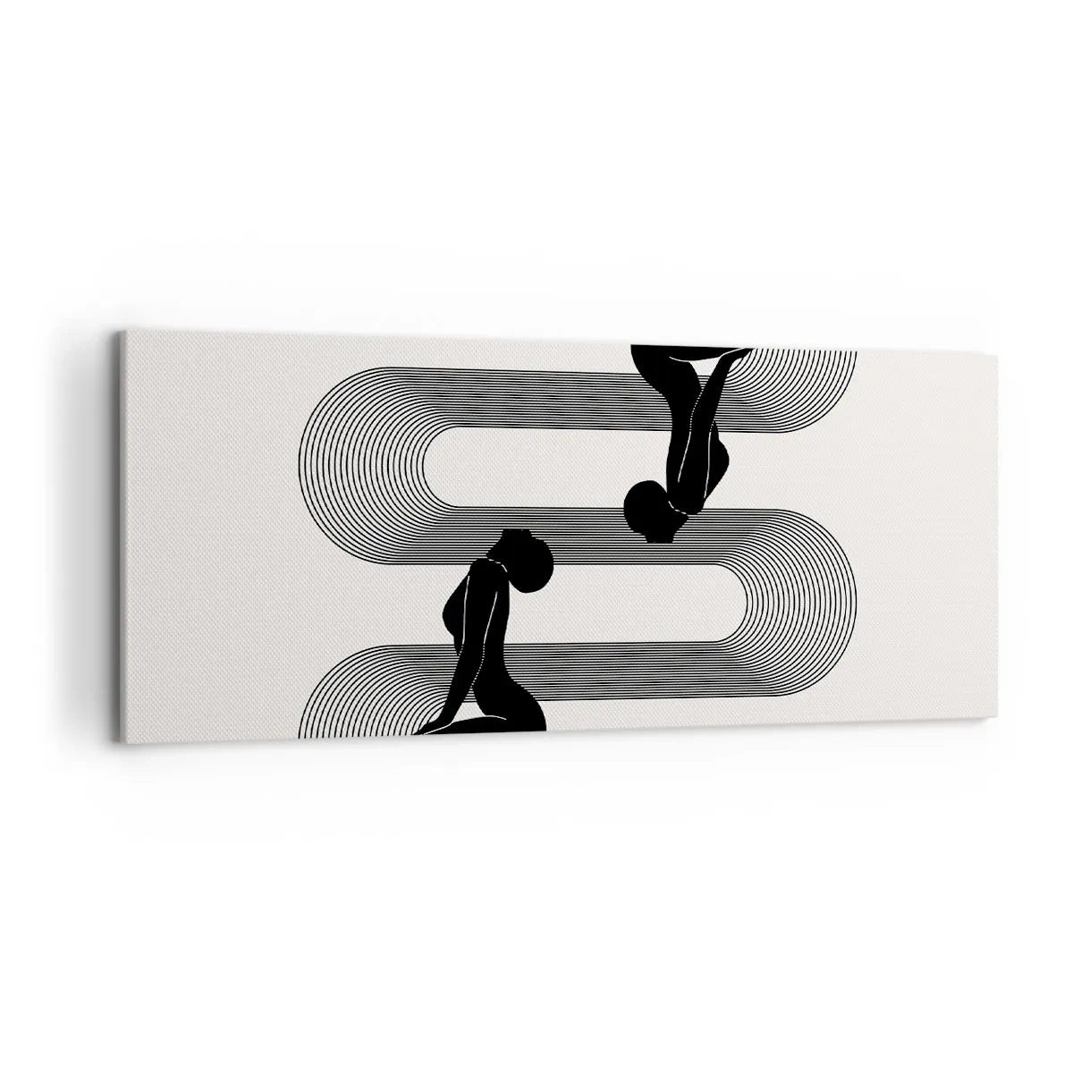 Obraz na plátne - Zmyselná symetria - 120x50 cm