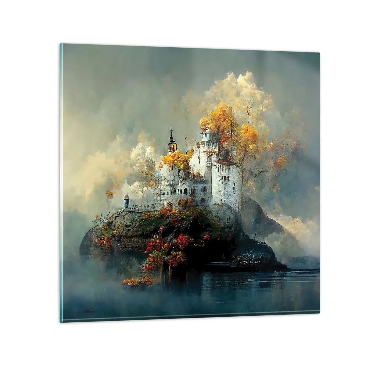 Obraz na skle - Začiatok romantického príbehu - 60x60 cm