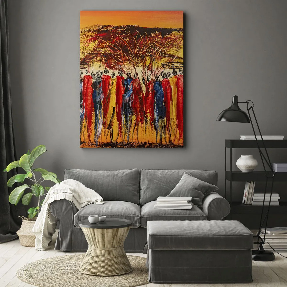 Obraz na plátne - Tam, tam, tam, tam idú - 50x70 cm