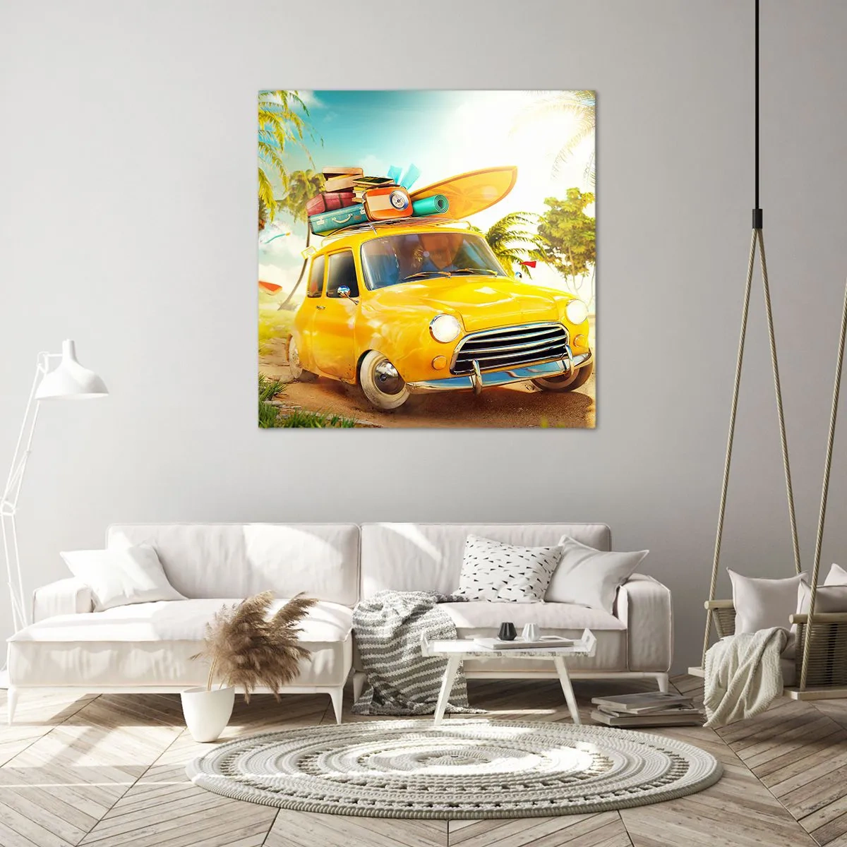 Obraz na plátne - Cesta pre viac ako jeden úsmev - 40x40 cm