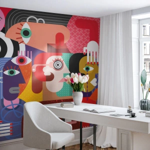 Fototapeta Premium Canvas - My od pána Picassa - Abstrakcia, kubizmus, Ľudia - 500x350 cm