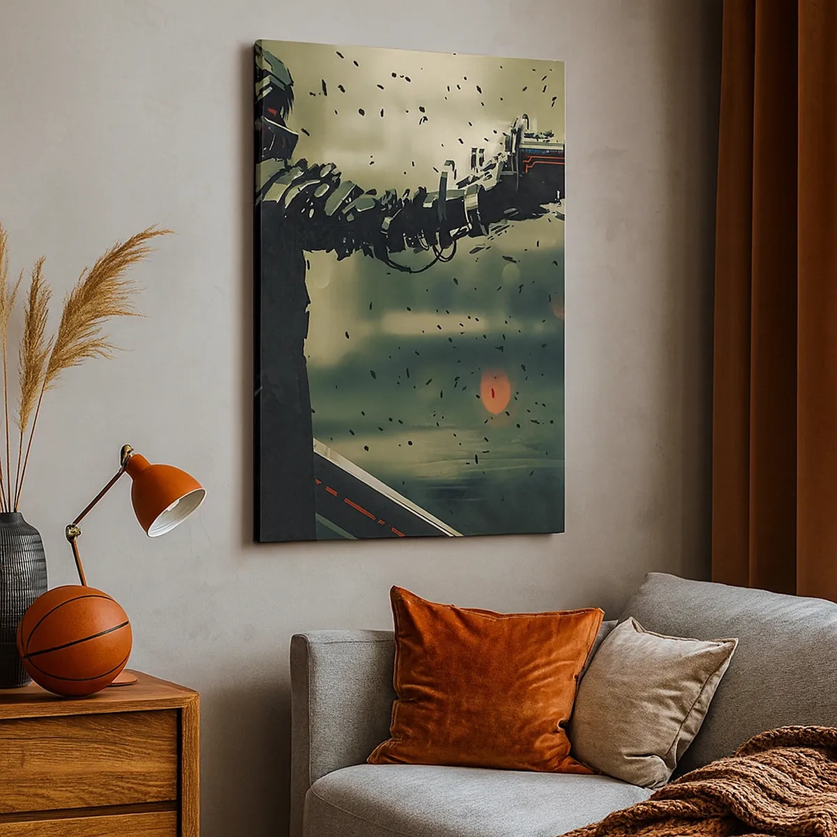 Obraz na plátne - Vražedná zbraň - tvoj vlastný terminátor - 50x70 cm