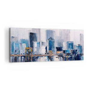 Obraz na plátne - Newyorská impresia - 100x40 cm