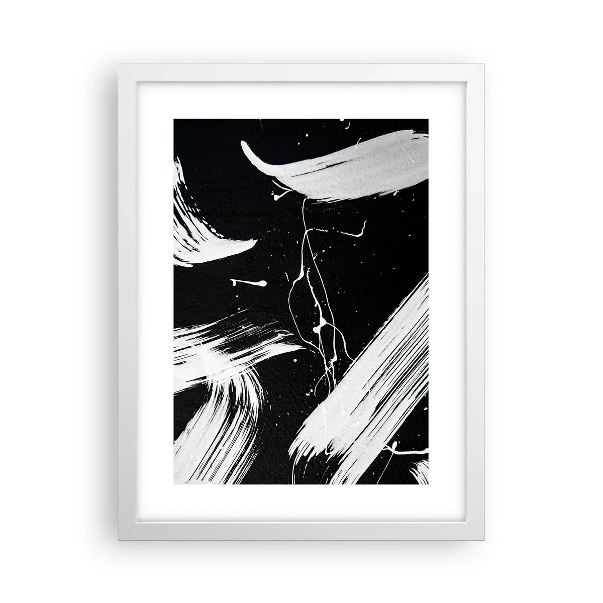 Plagát v bielom ráme - Prelomiť temnotu - 30x40 cm