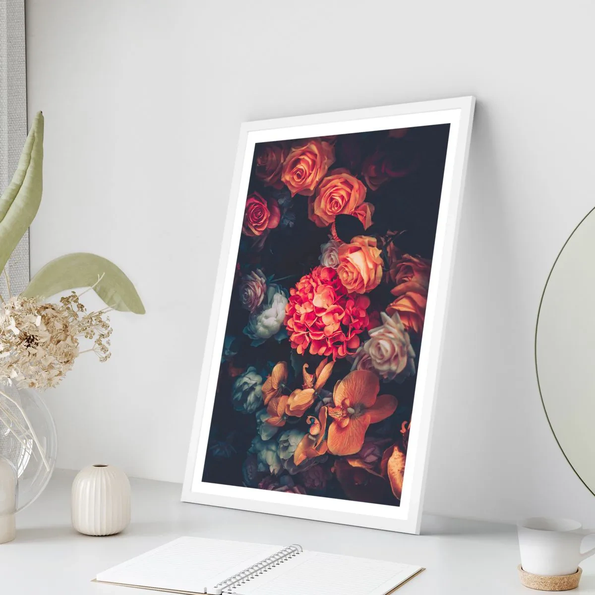 Plagát v bielom ráme - Ako u holandských majstrov - 40x50 cm