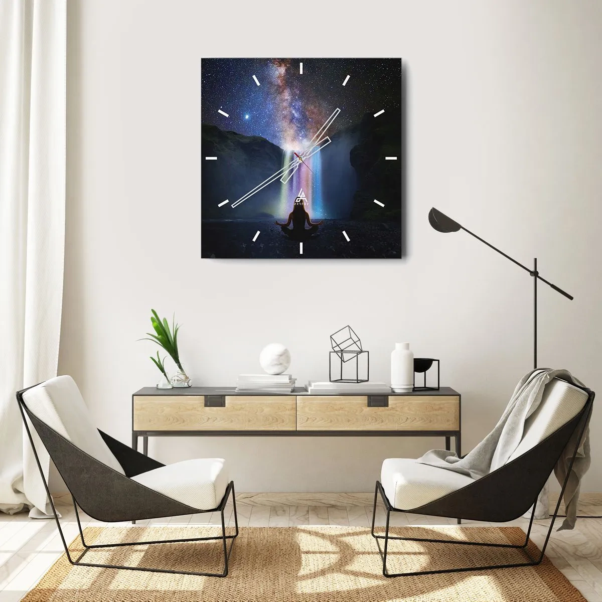 Nástenné hodiny - Absolútna harmónia - 30x30 cm