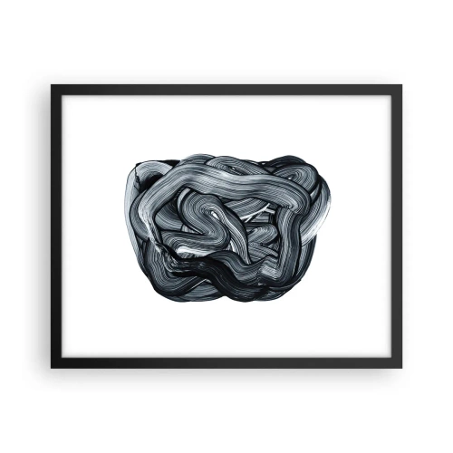 Plagát v čiernom ráme - Nie je to tak jednoduché - 50x40 cm