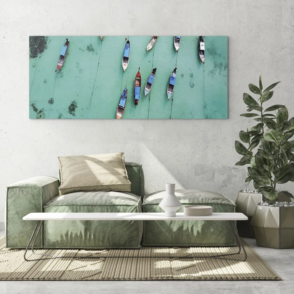 Obraz na skle - V radostnom očakávaní - 120x50 cm