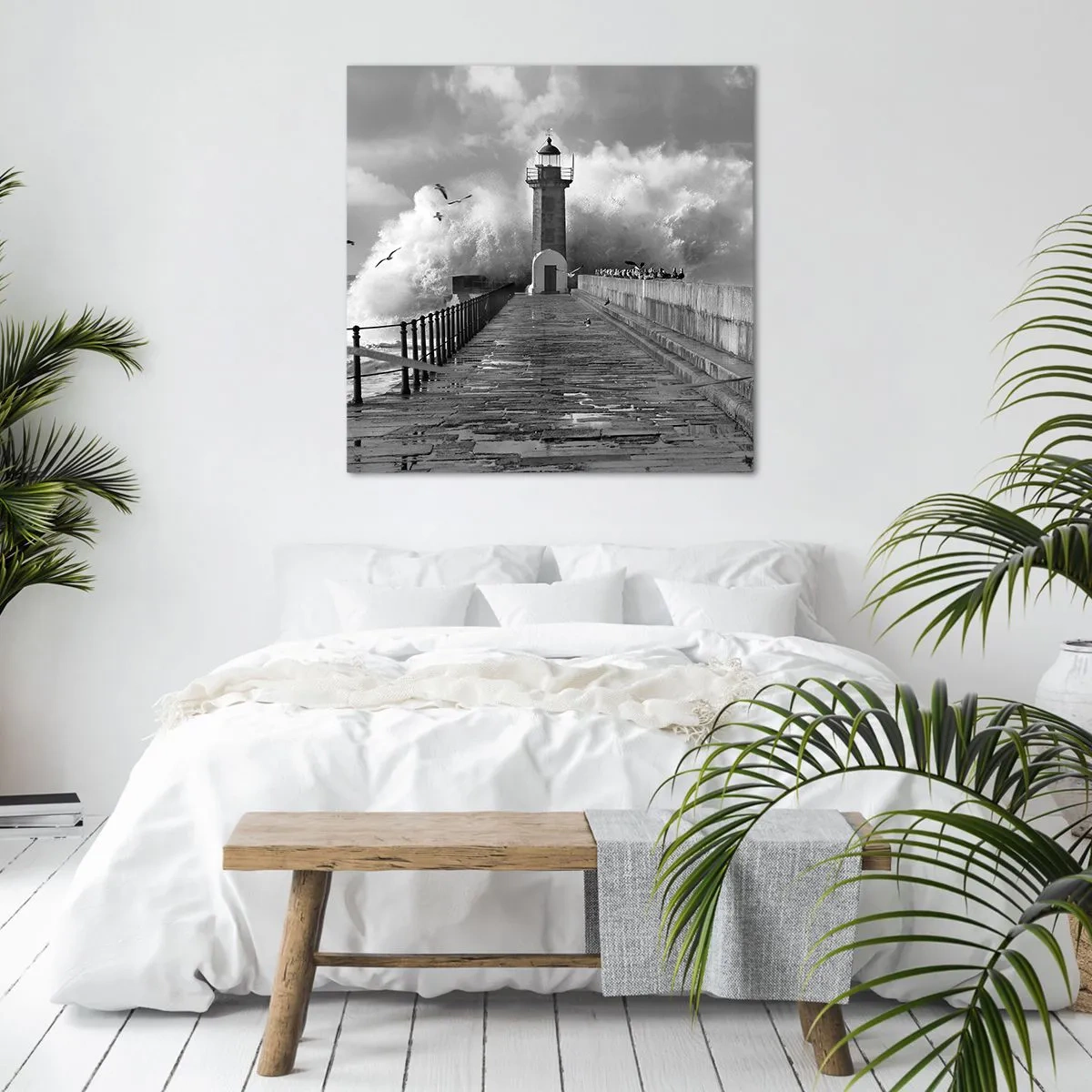 Obraz na plátne - Nebojácna - 60x60 cm