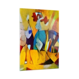 Obraz na skle - Slnko - život - radosť - 50x70 cm