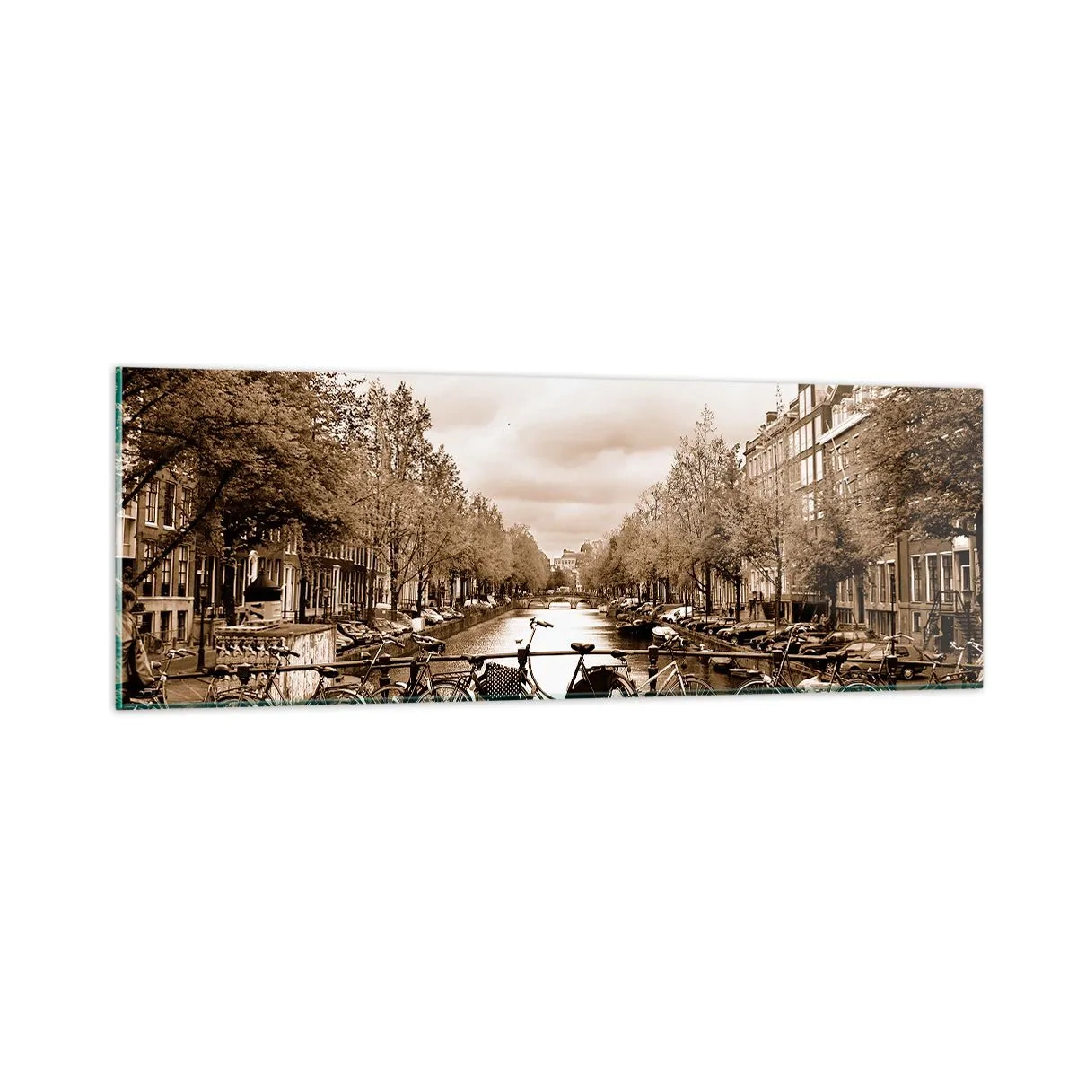 Obraz na skle - Holandská atmosféra - 90x30 cm