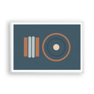 Plagát v bielom ráme - Podstata vecí - 100x70 cm