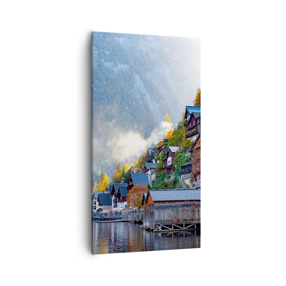 Obraz na plátne - Alpská krajina - 55x100 cm