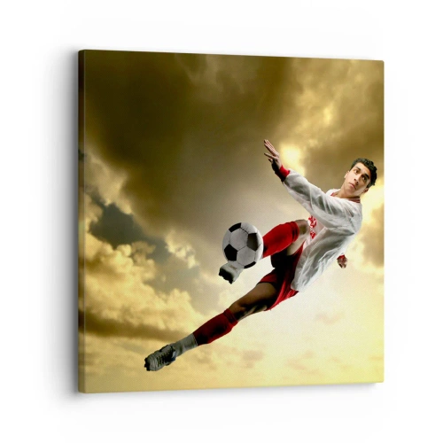 Obraz na plátne - Futbalové nebo - 30x30 cm